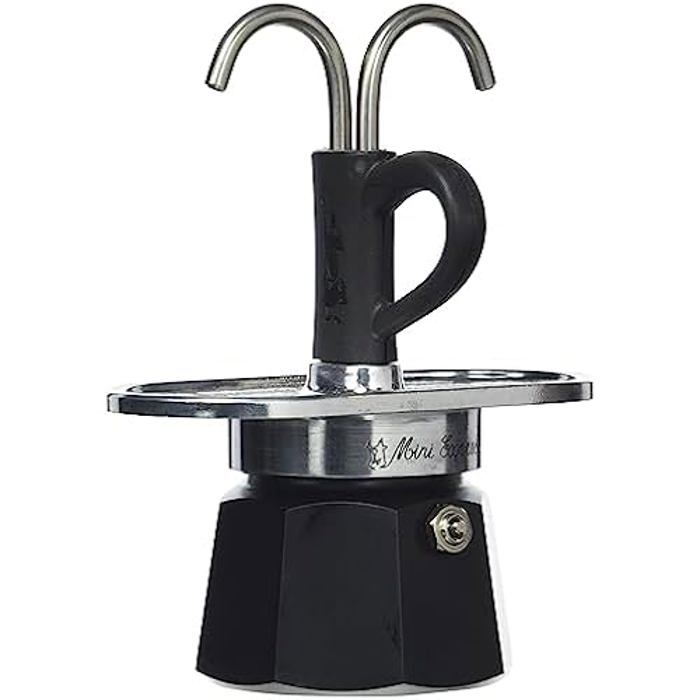 Machine À Café Expresso Mini Express Kandisky Moka Pour 2 Tasses - Bialetti - Noir - Compatible Induction