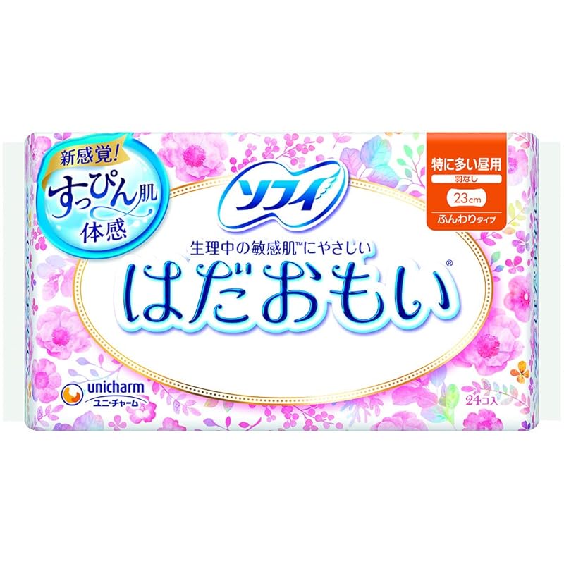 

case Unicharm Sophie Hadamoi Particularly common during the day 23cm No wings (24 pieces) x 18 pieces sanitary napkins Quasi-drugs