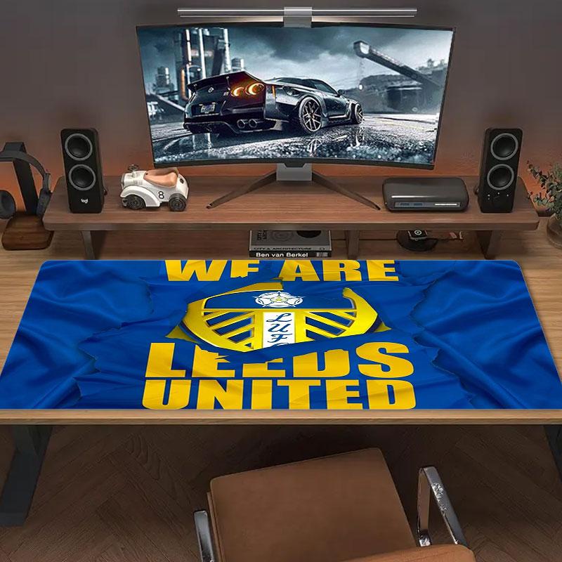Leeds United Football Club Large Size Mouse Pad Large Gaming Table Cushion Non-slip Laptop Tablet Big Mousepad XXL Mat Mini PC Playmat With Lock edge
