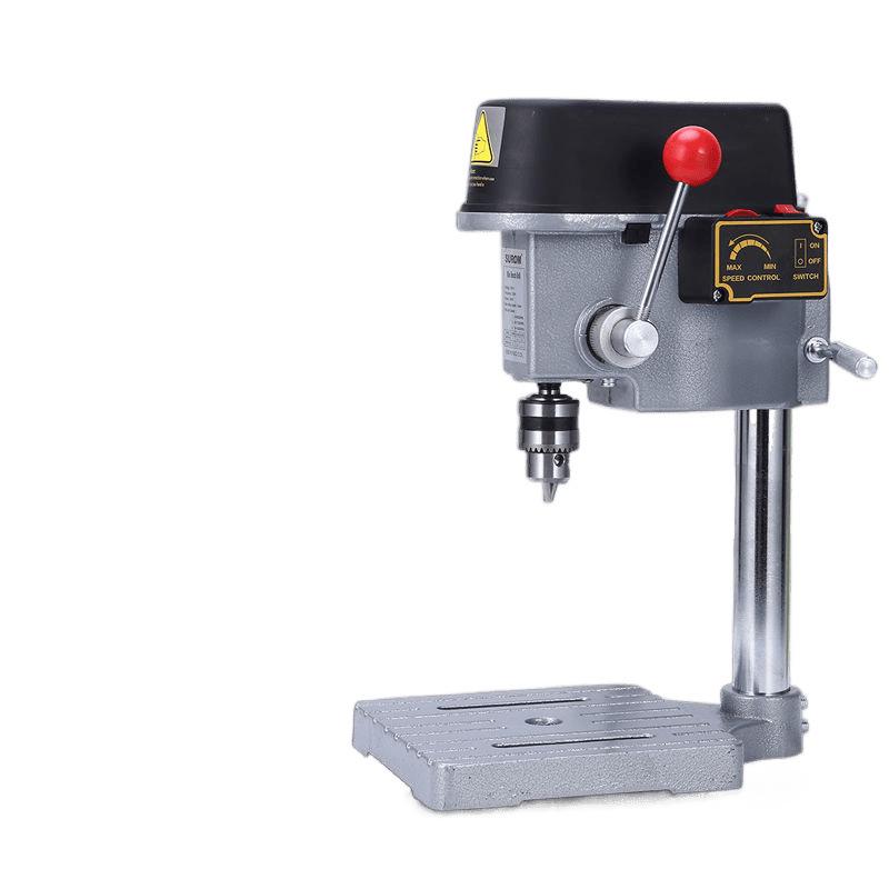 High-Precision Miniature Bench Drill: Industrial-Grade Small Drill Press for Woodworking and Household Use