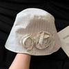 Japanese Striped Bow Cloud Beret Children Summer Thin Versatile Octagonal Hat Retro Literary Painter Hat