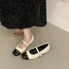 First encounter inner height increase French small fragrant single shoes shoes 2026 spring color matching ballet Mary Jane
