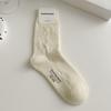 5 Pairs of Female Spring and Autumn Fashion New Pure Cotton Tube Pile Socks