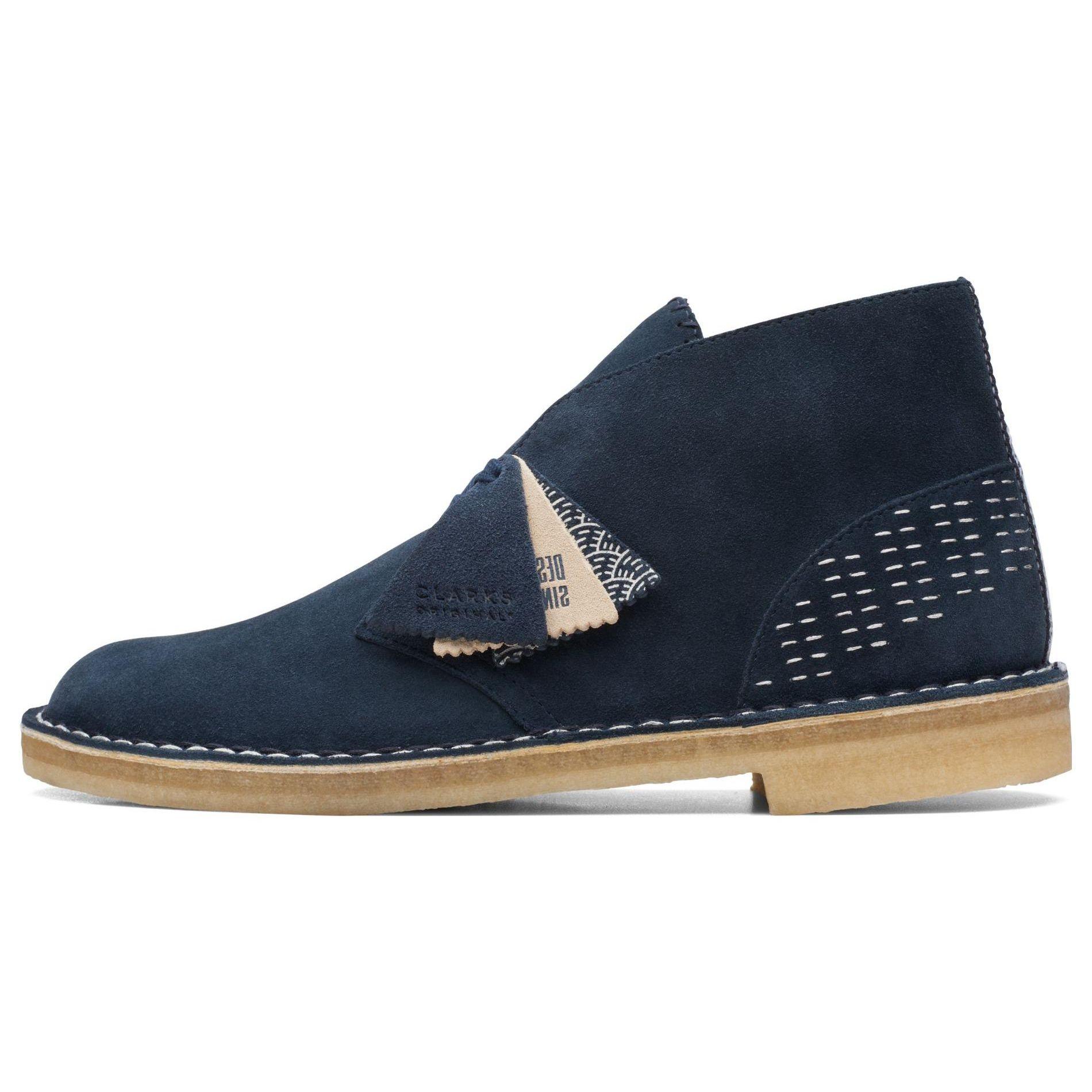 

Темно-синие мужские кроссовки Clarks Originals Desert Boot Sashiko 26169154