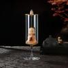 Metal Lotus Backflow Incense Holder Glass Incense Burner for Incense Cones with Little Monk for Meditation Yoga