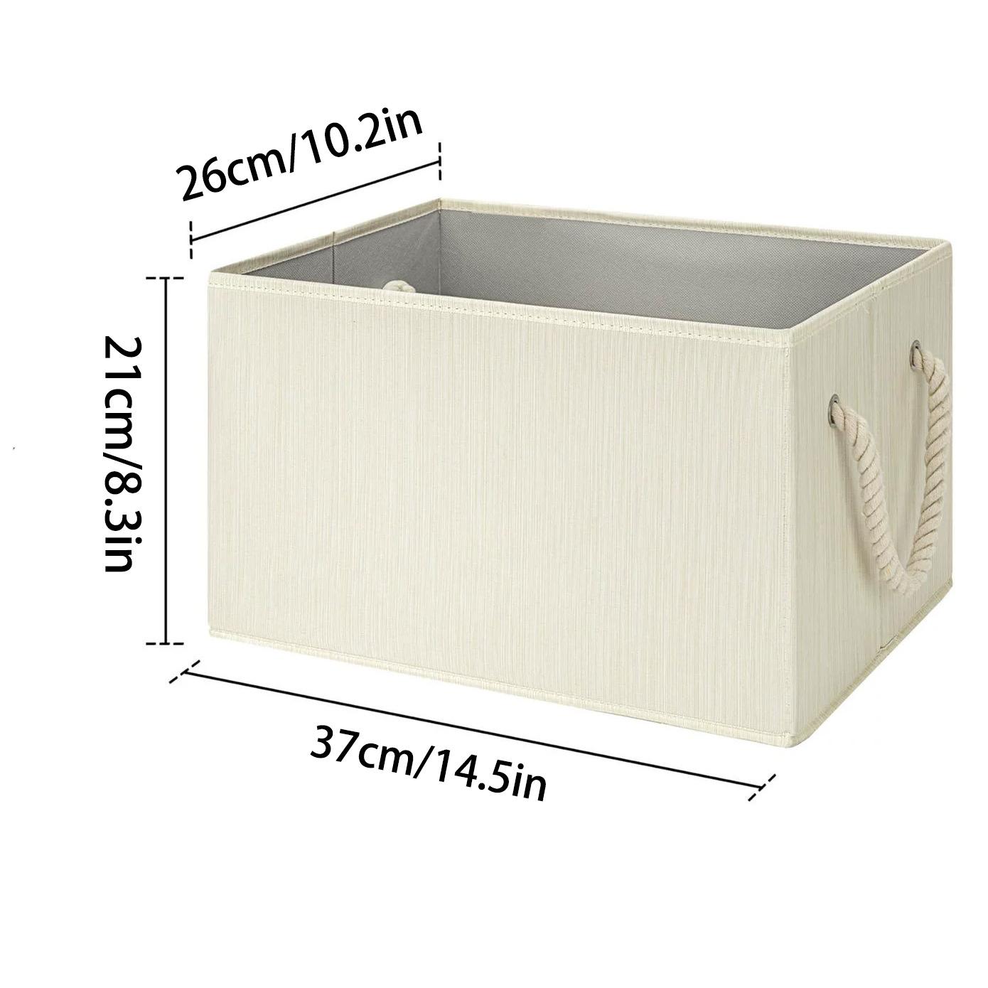 

1pc Clothes Storage Basket Foldable Sundry Organizers Toys Books Large Capacity Storage Box Classified Wardrobe Organizers белый
