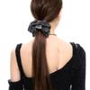 SENTIMENTS NO.445 [black] BLACK DENIM HAIR SCRUNCHY