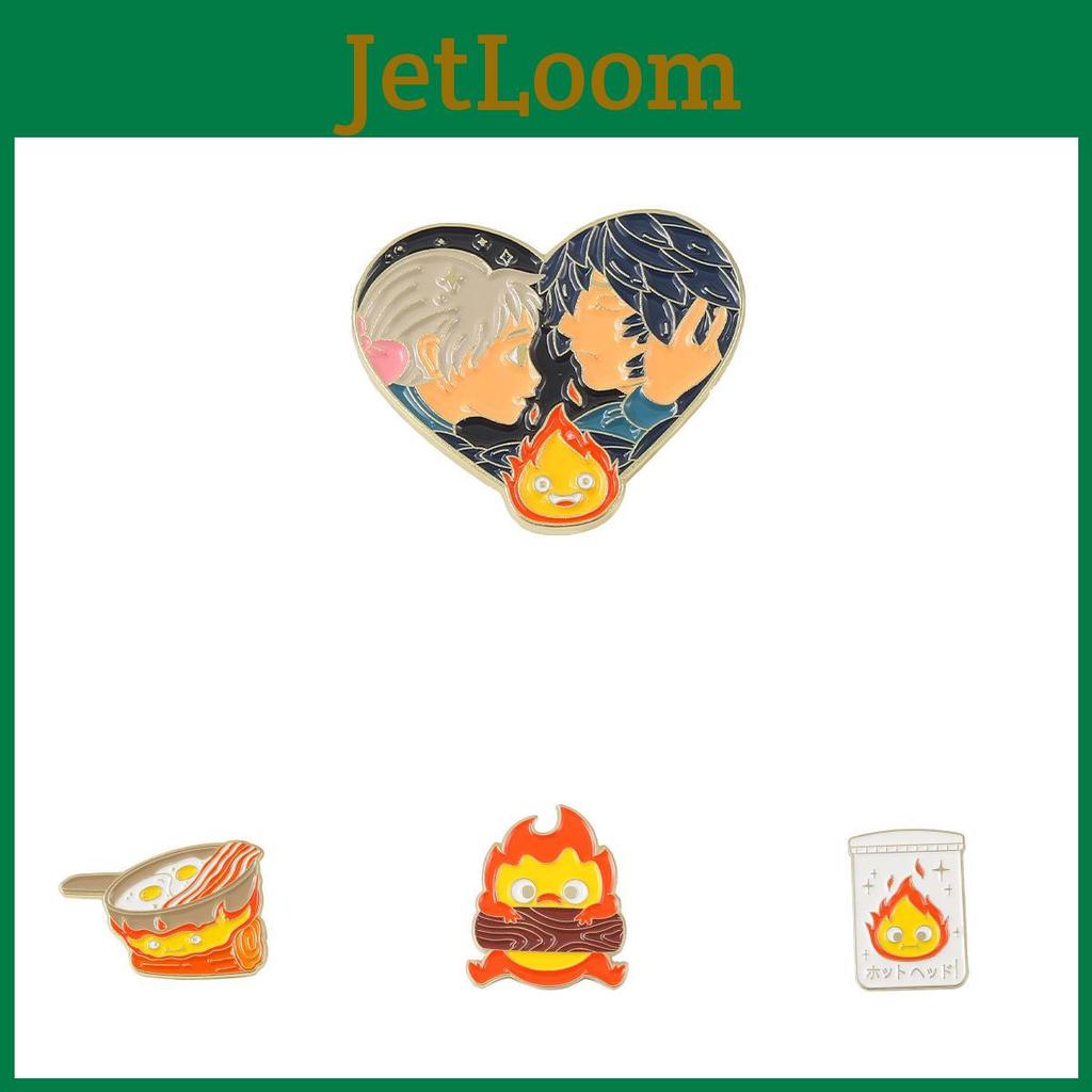 Exquisite Anime Film Metal Brooch Decorative Badge For Student Outfit Accessories