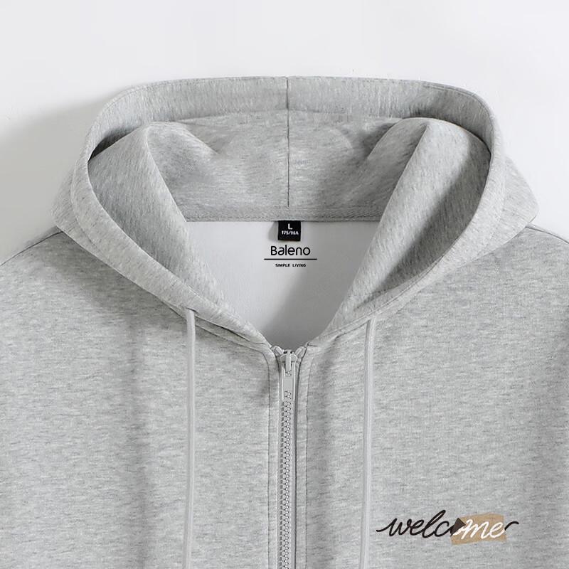 Baleno Men's 2025 Spring Hooded Zipper Sweatshirt Jacket
