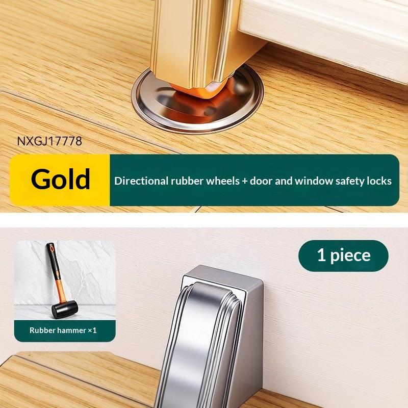 Sagging Door Repair Wheel Hydraulic Buffering Quiet Operation Auto Lock Perfect For Home Wooden Doors