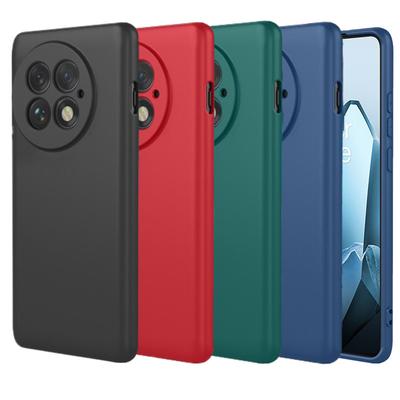 Flexibilní pouzdro z tekutého silikonu TPU pro OnePlus 13 13R One Plus 12 12R Ochranný kryt Nárazník Fundas Coque Capa