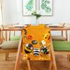 1pc Orenge Halloween Table Runner for Halloween Trick or Treat Theme Party Decoration Waterproof Highquality Tablecloth 33x183cm