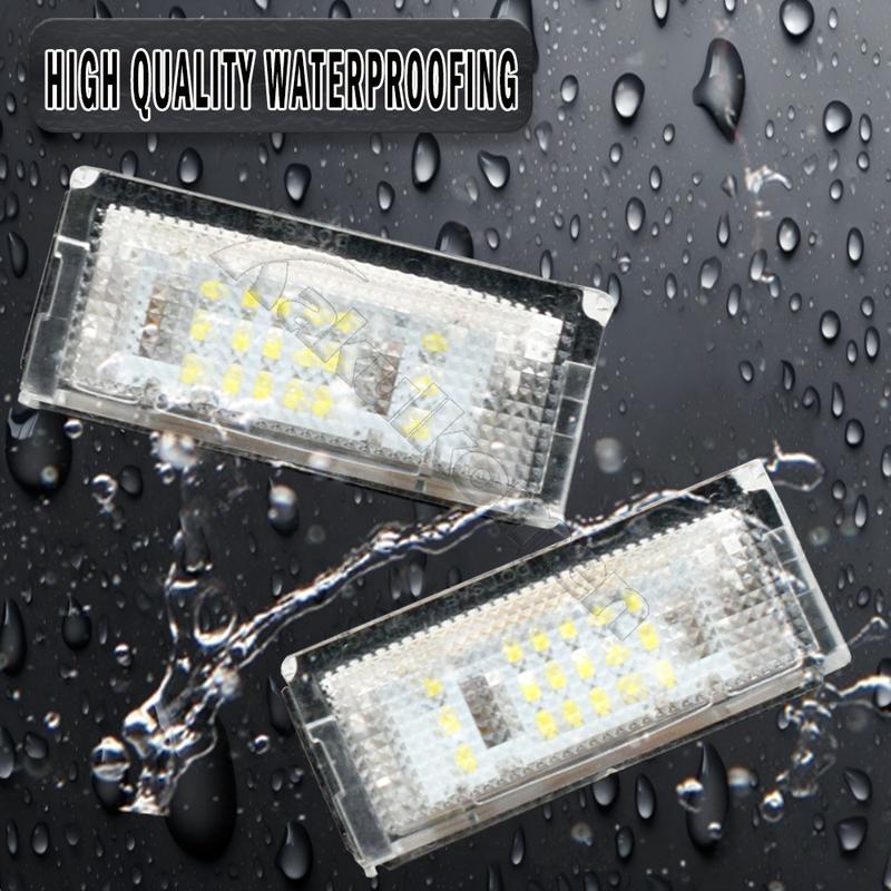 12V LED Number License Plate Light Lamp White CANBUS No Error For BMW E46 3 Series 323i 325i 328i 330i 335i 325xi 328xi 1998-03