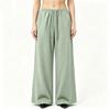 Fleece Women's Pants Solid Color Casual Versatile Wide-footed Pants Sweatpants Loose Outer Trousers