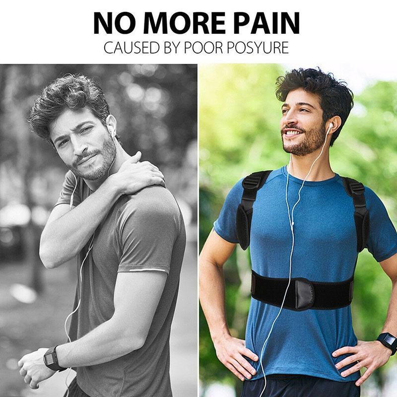 Back Posture Corrector Shoulder Support Brace Belt Therapy Adjust Women Men