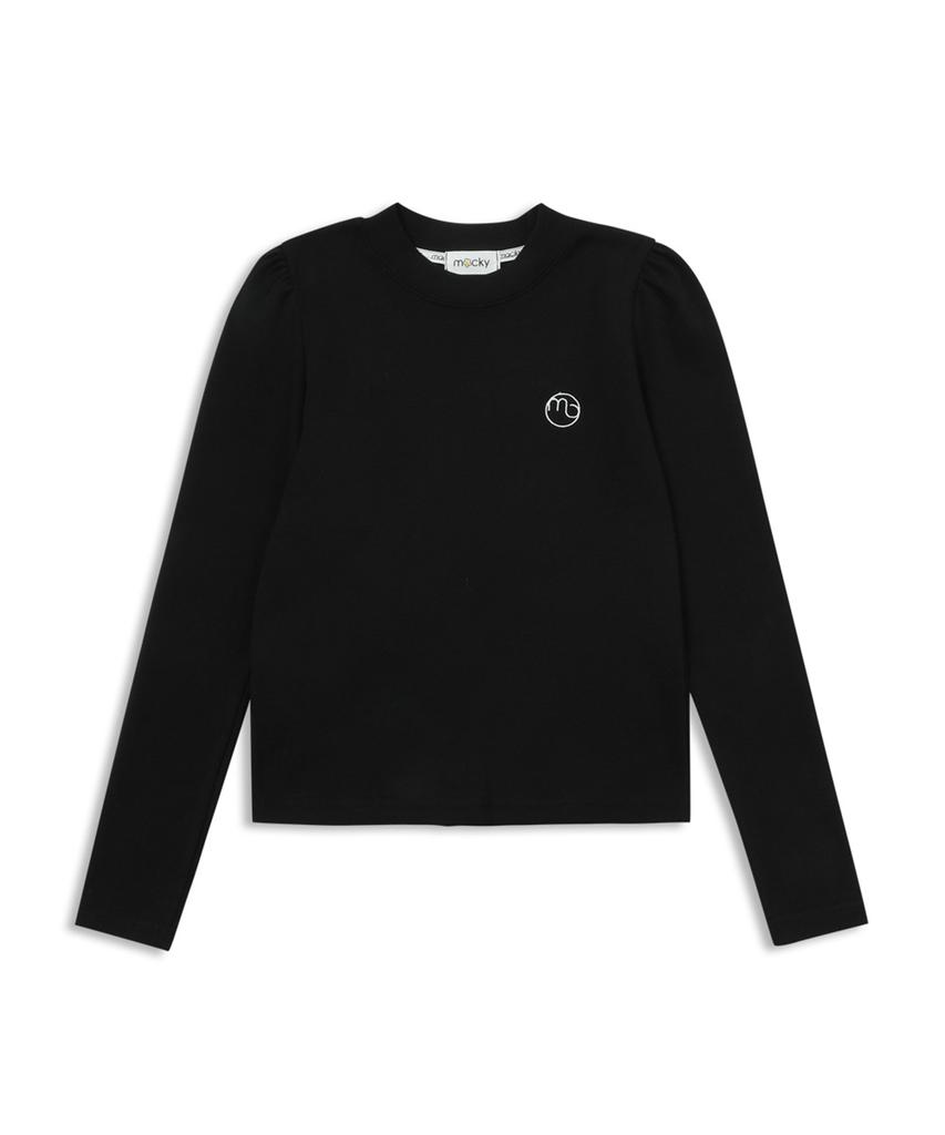 MACKY Charming Puff T-Shirt Black