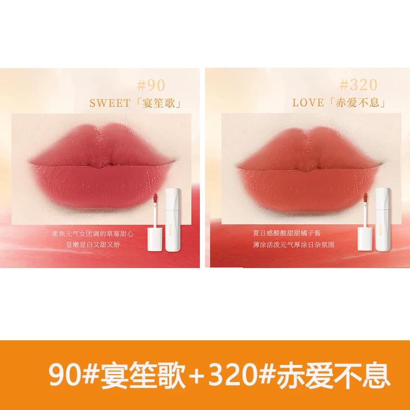 Brand Fall and Winter Non-Fading Matte Finish White Lipstick