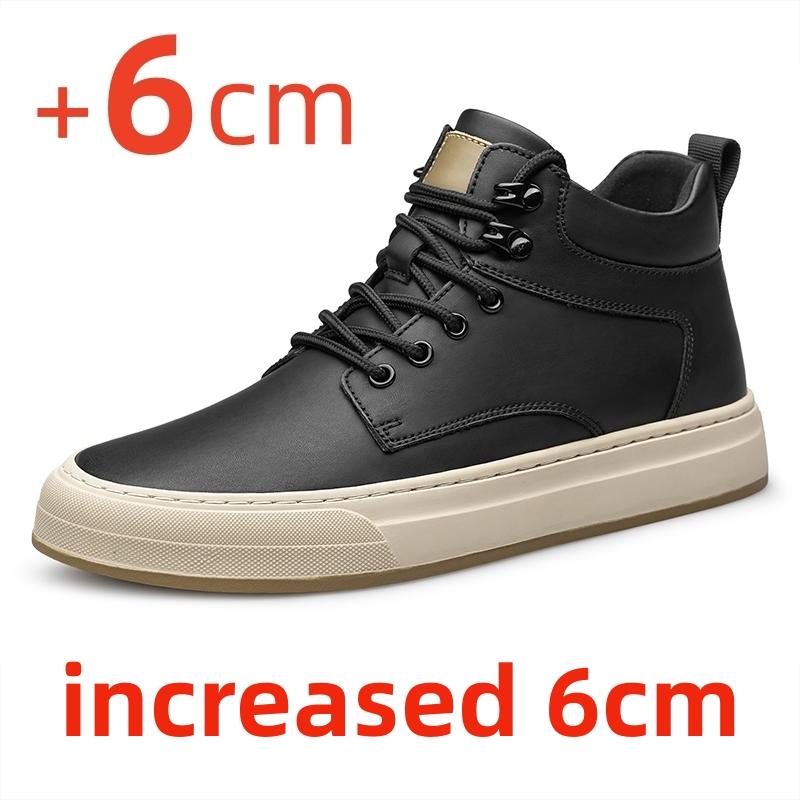 

Модные мужские коричневые высокие кроссовки из натуральной кожи, повседневная обувь, мужские высокие кроссовки, удобные ткани, дизайнерская обувь класса люкс, Zapatos 44