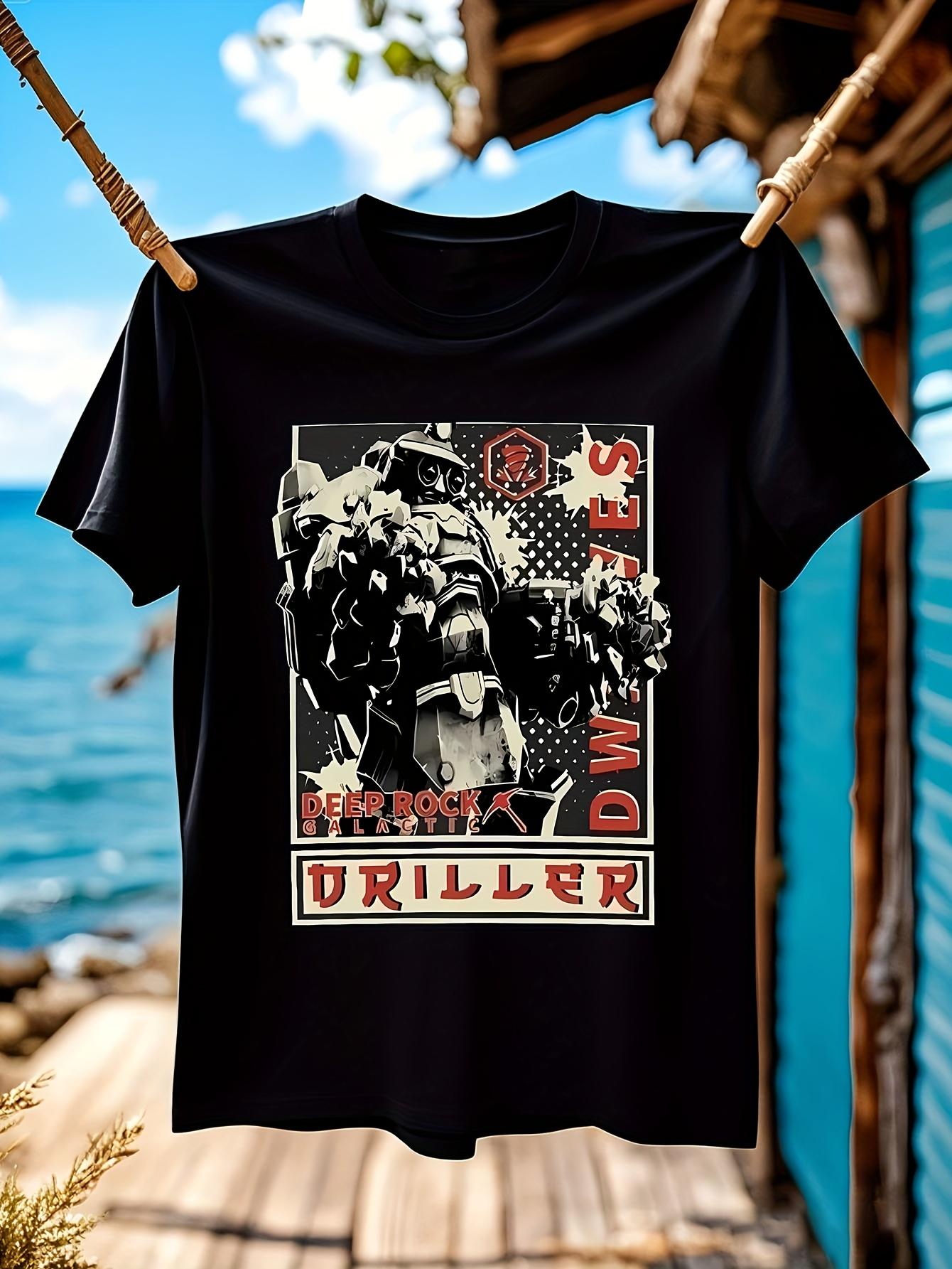 Deep Rock Driller Galactic Graphic Tshirt Graphic Tshirt ... XXXL