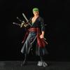 28CM Large Anime One Piece Roronoa Zoro Figure Art King Sauron Wano Country Anime Model Toy Gift Collection Action Figure