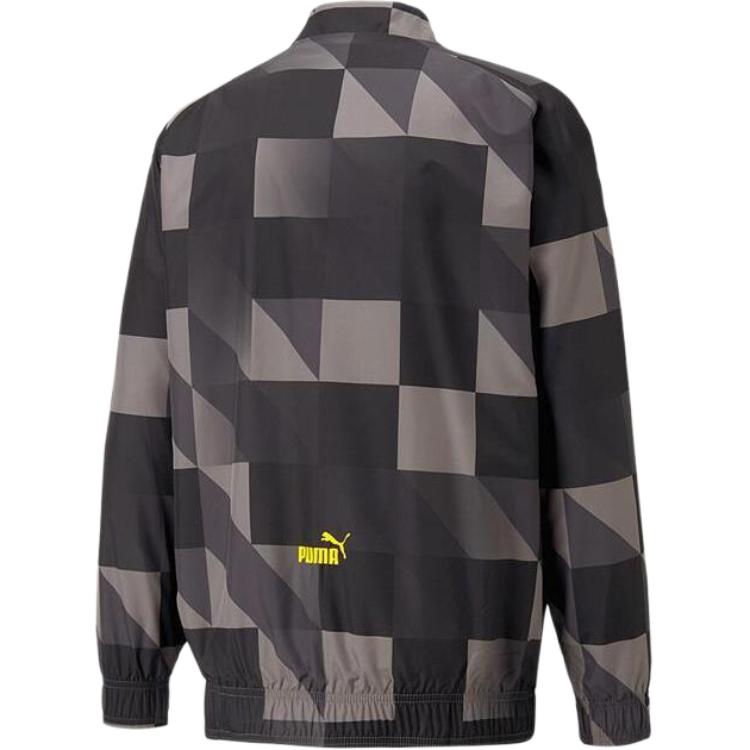 Puma Manchester Prematch Comfortable Versatile Stand Collar Jacket Men Jacket Gray 769468-15