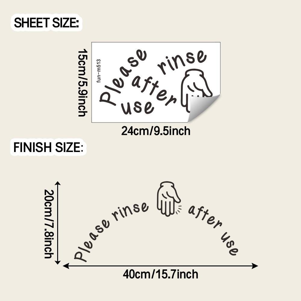 

Персонализированные простые эскизы жестов и английские слоганы для наклеек для украшения ванной и туалета
