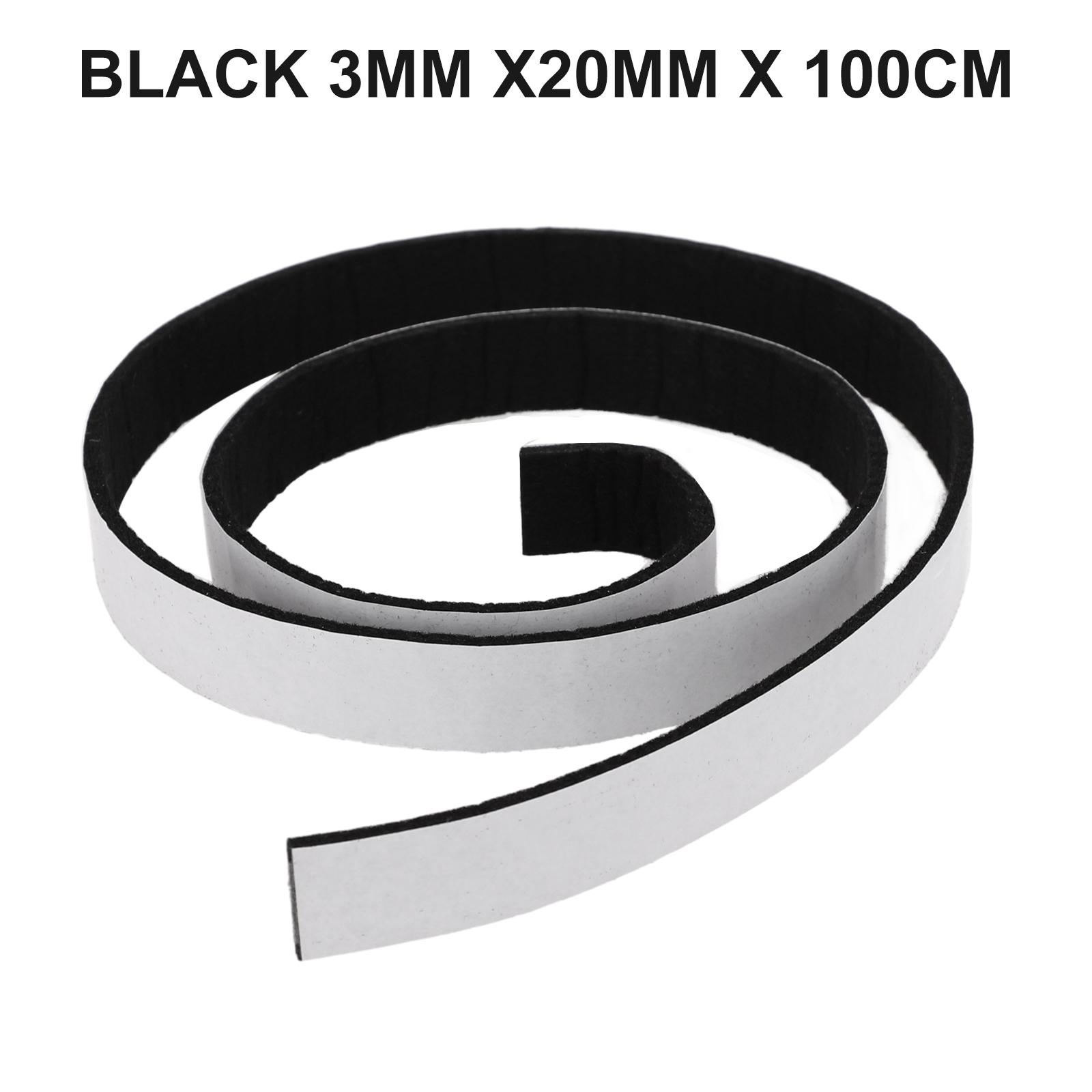 

Самоклеящаяся войлочная мебельная подкладка в рулоне для твердых поверхностей, прочная войлочная полоска 1 м black 3mm x20mm x 100cm