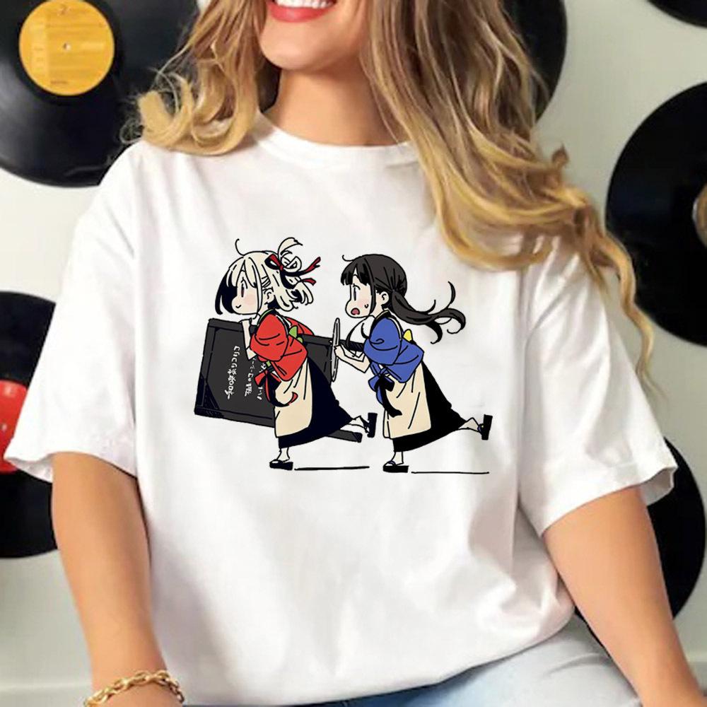 

Lycoris Recoil Tee Women designer Japanese harajuku tshirts feUnisex graphic clothes S