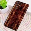 Hawaiian Faux Wood Surfboard Silicone Phone Case For Samsung Galaxy Note 10 Pro S26 S25 S24 S23 S22 S21 Plus S25Ultra Capa Cover