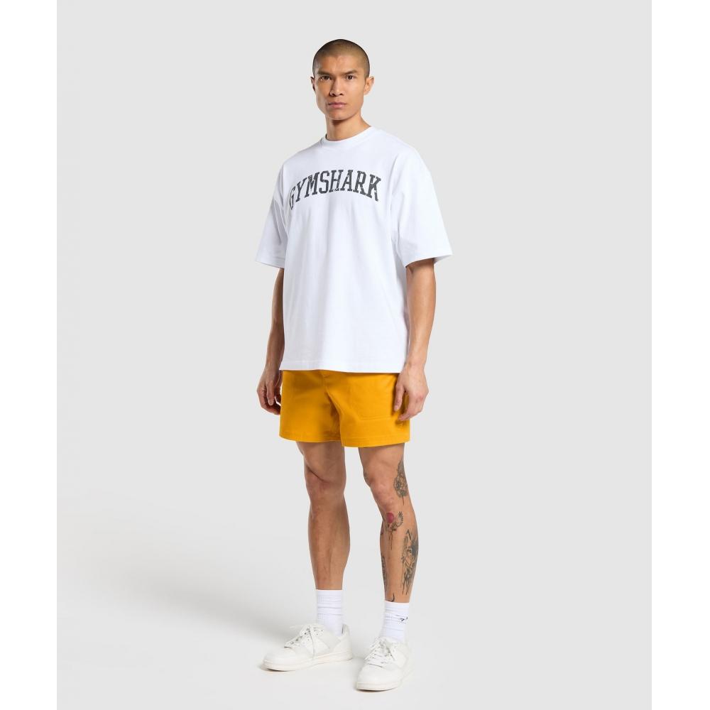 Gymshark Rest Day Woven Shorts Burnt Yellow A5a6d Ybmv