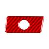 Red Carbon Fiber Co-pilot Glove Box Handle Cover Trim For Jeep Cherokee 2014-18