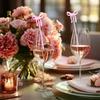 10Pcs Cocktail Stirrers Bow Drink Stirrers Fruit Food Picks Cocktail Stirrers Suitable For Bow Theme Party Birthday Wedding