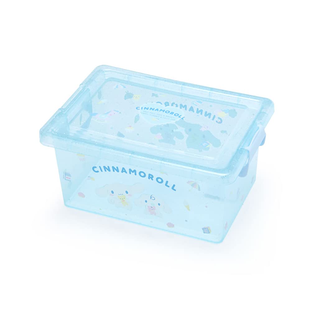 

Sanrio Sanrio Storage Case with Lid S Cinnamoroll Cinnamoroll Clear Storage Interior Character 26 x 19 x 239909 Clothes Change New Life Удобная игрушка