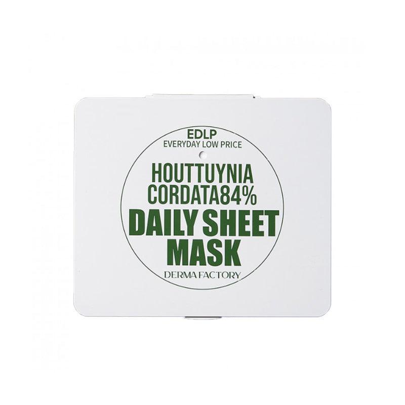 DERMA FACTORY Houttuynia Cordata 84% Daily Sheet Mask 340g 30EA