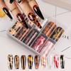 Stripe Pattern Nail Stickers The Starry Sky Nail Decals Professional Nail Foils  Nail Decoration
