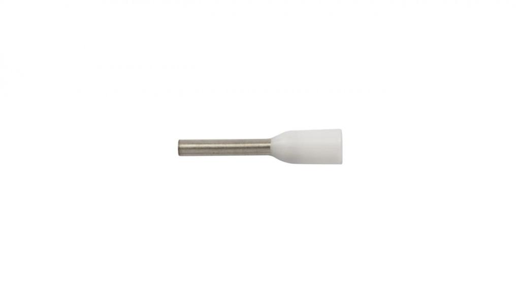 Insulated Ferrule Terminal Ti 0.5Mm2/8Mm White Tinned Ti0.5L8 /100 Pcs/