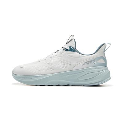 Li Ning Soft Go 2 V4 Cushioning Slip Resistant Abrasion Resistant Low Top Casual Shoes Men's White AGLV091-3