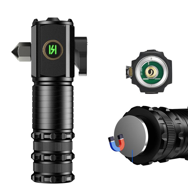 Dreiaugiges Monster Taschenlampe Hochleistungs-3LED18650 Aluminiumlegierung Taschenlampe USB wiederaufladbar Outdoor wasserdicht magnetische Saug-Arbeitsleuchte