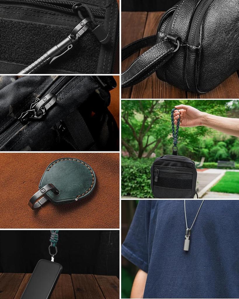 TIMULTI Sleutelhanger Titanium Karabiner Stijlvolle Auto Fiets Snelontgrendeling Sleutel