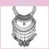Artistic Coin Necklace For Women With Alloy Craft And Water Chain In Retro Style For Spring Wear