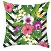 Tropical Plant Printed Pattern Cushion Cover for Home Living Room Sofa Decoration Pillow and Pillowcase