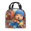 Pocoyoes Cartoon Comdy Accessories Insulated Lunch Bag For School Food Box Portable Thermal Cooler Lunch Boxes