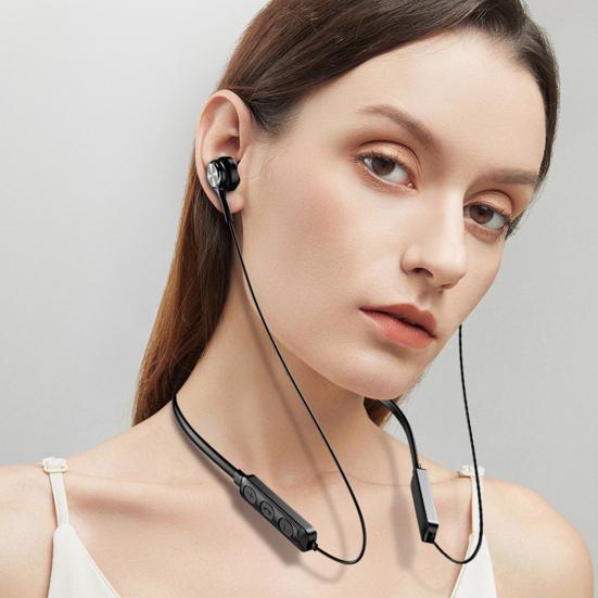 Kabellose Kopfhörer Nackenbügel Ohrhörer Stabile Verbindung Kabelsteuerung Ergonomische Bluetooth-kompatible Kopfhörer