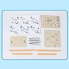 Assembly Science Experiment Toy Wooden Science Handmade Craft Hand Cranked Animation  Birthday Gift