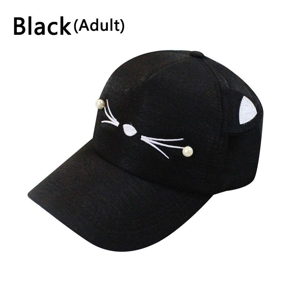 Fashion Cat Ear Hat Baseball Cap Cartoon Cotton Hat Outdoor Sport Cap Casual Sun Cap Cute Cosplay Hat