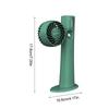 Portable Mist Fan 2 Speed Modes Mist Spray Fan With LED Light Multifunctional Portable Strong-Wind Air Cooling For Travel
