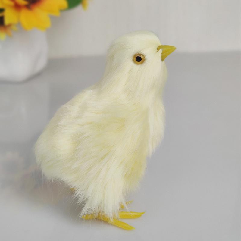 Chirping Yellow Chick Plush Toy