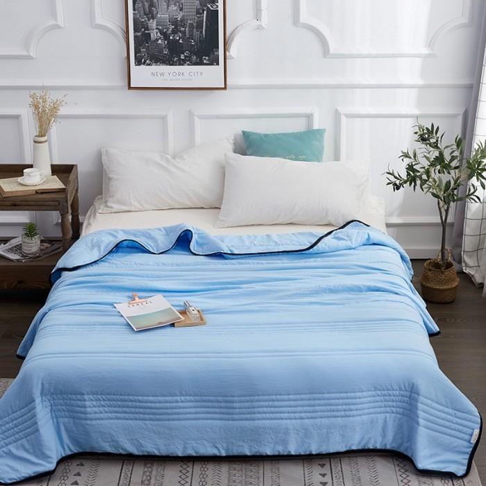 Modern Minimalist Cooling Blanket With Active Dyeing Fabric For Summer Use