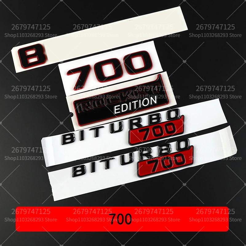 3D Color Block 800 900 700 Nameplate Badge Emblem Car Trunk Sticker for Mercedes Benz Brabus AMG W463 W464 G500 G63 Accessories
