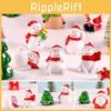 Enchanting Christmas Tree Santa Claus Snowman Ornaments Adorable Miniature Garden Figurines For Festive Decor